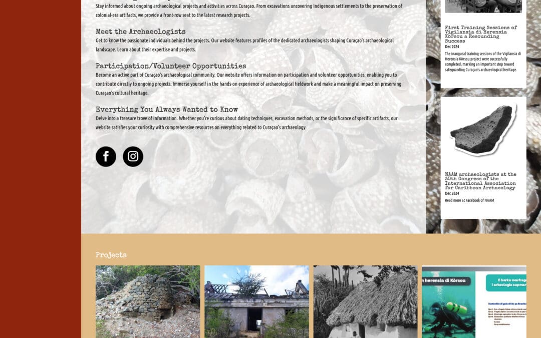 Bringing Curaçao’s Archaeological Heritage to Your Fingertips: www.ArchaeologyCuracao.com Launches Today!   